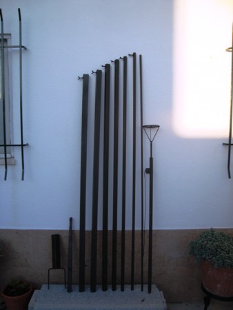 Vara Extensível com 12 metros e Ponteira Sobe e Desce